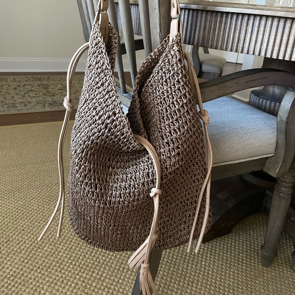 JJILL raffia summer bag - Picture 2 of 3